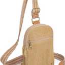 Haytijoe Straw Bag Summer Small Sling Bag RFID Blocking Crossbody Bags for Women Beach Bags Fanny Packs, Khaki