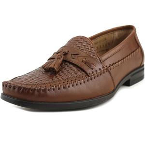 Nunn Bush Mens Strafford Woven (8, Cognac)