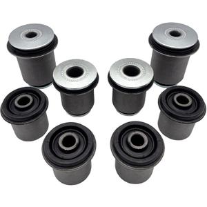 Cheriezing Front Upper & Lower Control Arm Bushing Kit Compatible with Select Lexus & Toyota Models 2003-2009 GX470 4Runner, 2007-2009 FJ Cruiser, 05-15 Tacoma (4WD, RWD Pre Runner Submodel) Set of 8