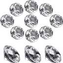 100Pcs Clear Acrylic Diamonds 1 Inch Wedding Table Scatters Gemstones Confetti for Vase Fillers,Floral Decor,Bridal Shower Decorations,Home Centerpieces,Candle Display (Clear)