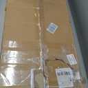 SUPERJARE Large Bakers Rack with Power Outlets, 6-Tier Microwave Stand, Coffee Bar with 12 S-Shaped Hooks, Kitchen Shelf with Wire Basket, 39.4 x 14.6 x 66.9 Inches, Rustic Brown