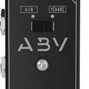 Rock Stock ABY Pedal A/B Switch, Guitar Signal Splitter/Switcher, True Bypass Footswitch for Amps & Pedalboards, AB Pedal Guitar, Loop Switcher Pedal, Guitar Pedal Switcher, Switch Box