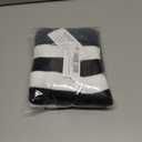 Locachy Women's Gold Button Down Striped Sweater Vests Crew Neck Sleeveless Knit Crop Tank Tops Black XL