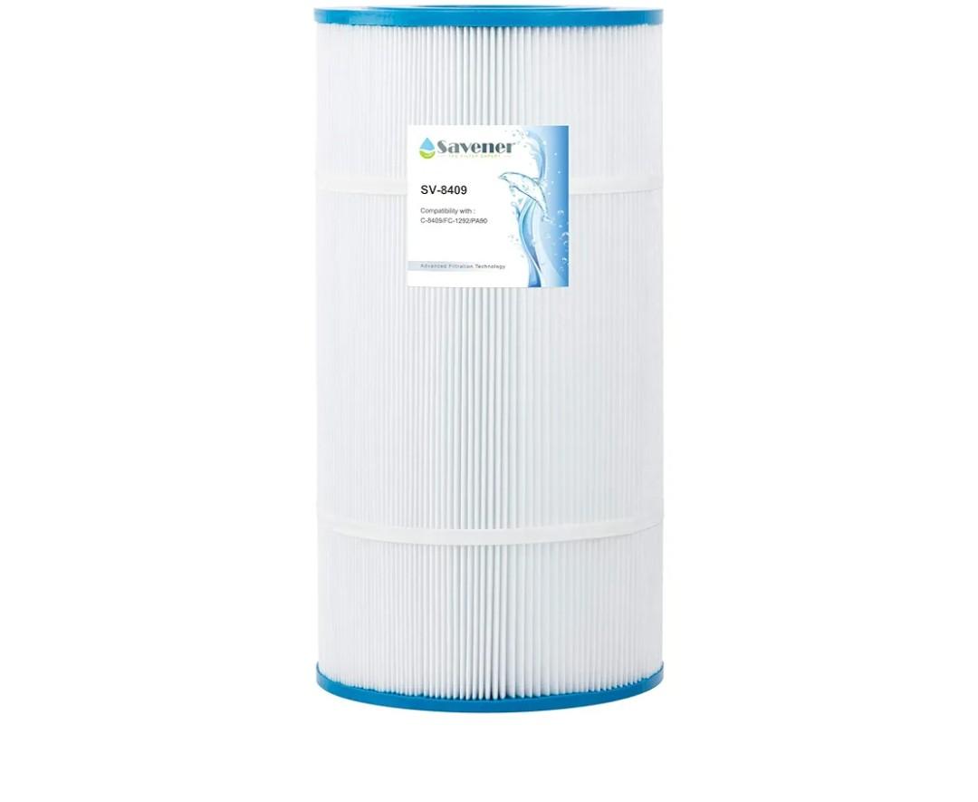SV-8409 Swimming Pool Replacement Filter Replaces for Unicel C-8409 90Sq.ft FC-1292 PA90 Hayward CX900RE 80951 1 Pack