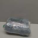 H.VERSAILTEX Bath Mats for Bathroom Non Slip Luxury Chenille Striped Bath Rug Absorbent Non Skid Fluffy Soft Shaggy Rugs Washable Plush Carpet Mats for Bath Room, Tub (20" x 32", Stone Blue)