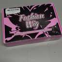 AISI HAIR 14 Inch Natural Black Wigs for Women - Shoulder Length Wave Wig with Pre-Cut Lace Hairline, Middle Part Natural Wavy Bob Synthetic Heat Resistant Fiber for Daily and Party