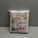 MYSKY HOME Linen Curtains for Living Room, Natural Semi Sheer Curtains & Drapes 84 inches Length 2 Panels Set Farmhouse Country Boho Style Back Tab Draperies for Sliding Glass Door, 50" Wide, Linen