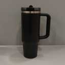 STANLEY Quencher ProTour Flip Straw Tumbler with Leakproof Lid | Built-In Straw & Handle | Cupholder Compatible for Travel | Insulated Stainless Steel Cup | BPA-Free (30 Ounces, Black)