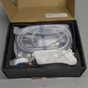 PROOX All Metal Tub Spout with Diverter, 6 Settings Hand held Shower with ON/Off Pause Switch, Bathtub Faucet with Sprayer Chrome