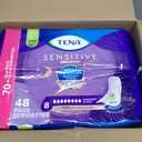 Tena Sensitive Care Incontinence Pads, Bladder Control, Postpartum for Women, Overnight Absorbency, Extra Coverage, 48 Count
