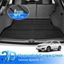 RDX Cargo mat - Trunk Mat for Acura RDX 2013-2018, All Weather Trunk Mat for RDX Accessories, Heavy Duty Rubber Mats, Car Accessories