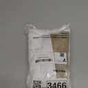 OWENIE Furman Sheer White Curtains 84 inches Long for Bedroom Living Room 2 Panels Set, White Curtains Jacquard Clip Light Filtering Semi Sheer Curtain Rod Pocket Window Drapes, 2 Pcs Each 40 W 84 L