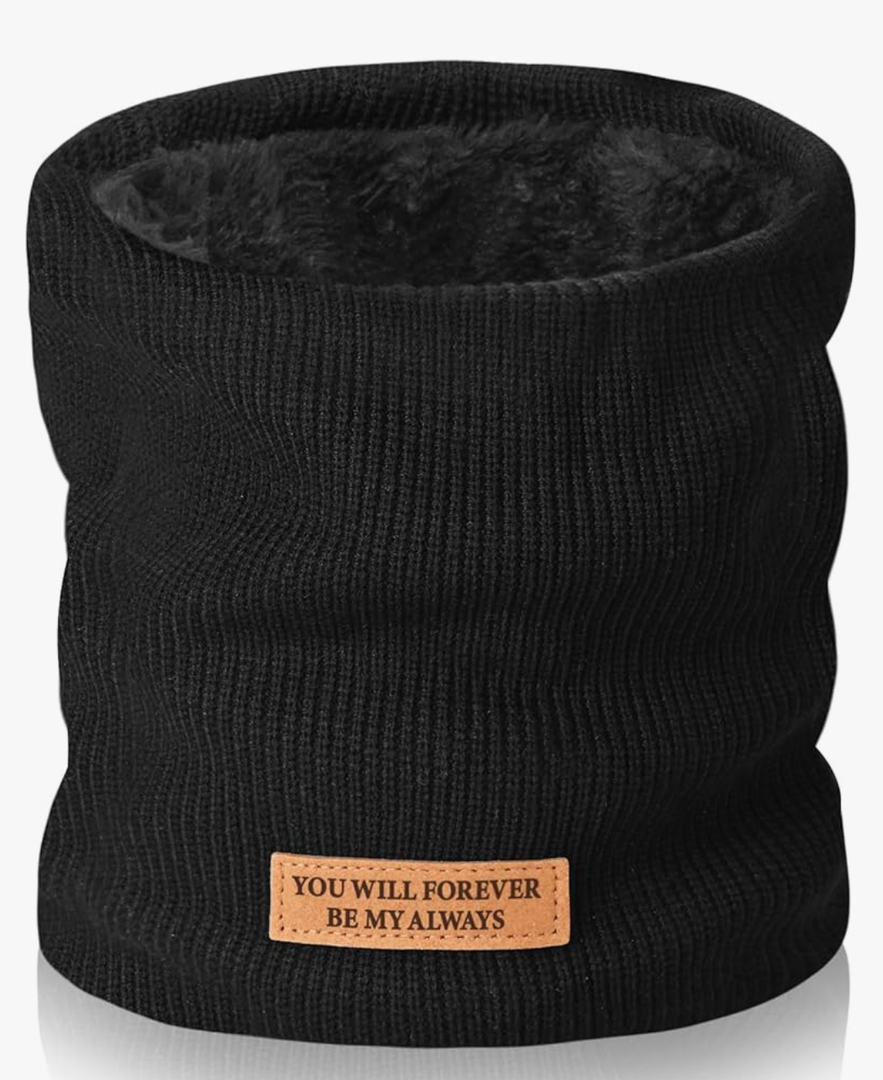 Janhavi Neck Gaiters for Men Ski Warmer, Women Winter Face Mask Scarf Gaiter, Thick Fleece Windproof Mens Scarves, Neck Cover