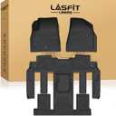 LASFIT Floor Mats for Chevy Traverse 2009-2017(Only 7 Seat)/Buick Enclave 2008-2017(Only 7 Seat)/Saturn Outlook 2008-2010(Only 7 Seat)/GMC Acadia 2007-2016 & Acadia Limited 2017(Only 7 Seat)