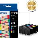 EPSON 812 DURABrite Ultra Ink High Capacity Black & Standard Color Cartridge Combo Pack (T812XL-BCS) Works with WorkForce Pro WF-7310 ,7820, 7840, EC-C7000