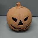 Gerrii 3 Pcs 16'' Tall Fall Terracotta Pumpkin Jack O' Lantern Stacked