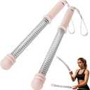 Ropeless Battle Ropes, 2 Pack Portable Cordless Battle Ropes for HIIT & Cardio Full-Body Workout Tool with Non-Slip Spiral Handles, Travel-Friendly Home Gym Equipment for Women