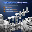 ECCPP New Timing Chain Kit Fits for Honda Accord CR-V Element for Acura TSX 2.4L L4 GAS DOHC 2002-2011