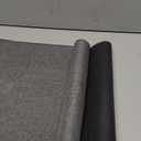 Yancorp 16"x26" Ultra Thin Bathroom Rugs,Low Profile Bath Rug,Rubber mat,Fit Under Door,Non Slip,Machine Washable Shower Rug,Dark Grey