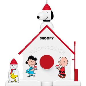 Hallmark Keepsake Christmas Ornament 2025, The Peanuts Gang 75th Anniversary SNO-Cones with Friends, Gifts for Peanuts Fans
