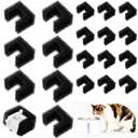 Enhon 20 Pack Foam Filters Replacement for Pet Fountains Compatible with Petsafe Viva 64oz & 140oz, Cat Dog Drinking Water Fountain Sponge Filters for Debris Removal, Pump Protection & Filtration
