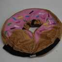 BENCMATE Protective Inflatable Collar for Dogs and Cats - Soft Pet Recovery Collar Does Not Block Vision (Large, Donut-Strawberry) ([Neck:12"-18"] Large)