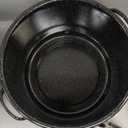 Granite Ware 7.5 Qt 3 Piece Multiuse Pasta Pot Set, Strainer Pot with lid. (Speckled Black) Seafood, Soups, Sauce, Large Capacity. Easy to Clean. Dishwasher Safe.