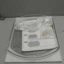 FIRJOY Lazy Susan Turntable for Refrigerator, Square Turntable Organizer for Fridge Cabinet, Pantry, Countertop (15.3" x 11.1" Rectangle 1 Pack - Clear)