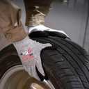 ANSI A3 Cut Resistant Gloves, Double-Layer Nitrile-Coated Safety Gloves For Automotive Repair, Heavy Machinery Processing, Logistics Handling, Woodworking, Durable, Machine WashableL (Large)