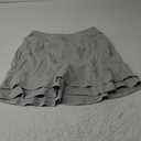 H Hellisal Womens Tennis Skirt 16" Skorts for Woman Dressy Casual High Waisted Golf Athletic Ruffle Skirts with Pockets Large