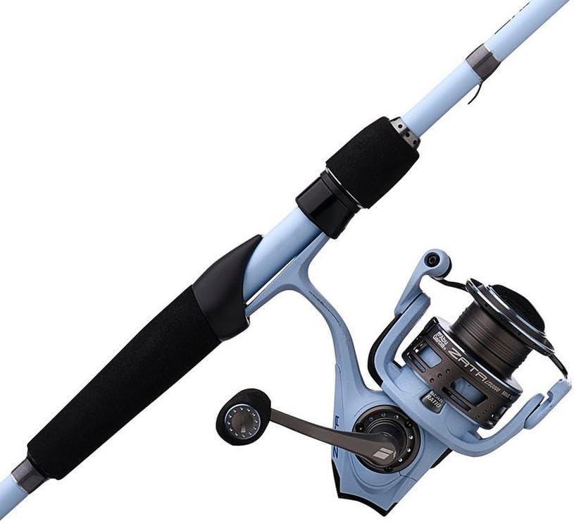Abu Garcia® Zata LTD Spinning Size 3000 Reel and 7' Fishing Rod Combo, Rocket Line Management System, 24-Ton Graphite Blank, Aluminum Frame with Stainless Steel Components, Right/ Left Handle Position