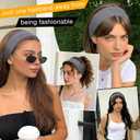 2 x Headbands for Women, 8pcs Stretchy Non Slip Soft Cloth Hair Bands for Sports, Workout, Yoga and Running