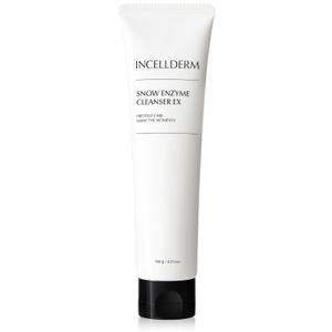 INCELLDERM Snow Enzyme Cleanser, Makeup Remover, K-beauty Cleansing Foam 120g