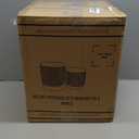 Ottoman with Storage - White Velvet Ottoman for Living Room, Velvet Storage Ottoman for Kids Room,Gold Ottoman with Storage, Vanity Chair for Bedroom,Set of 2 Velvet Ottoman, Ottoman Seat (White)