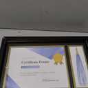 Melannco 18.8x12.1 Inch Black Wood Diploma Frame With Tassel Holder- Frame Displays One 8.5x11 Inch Certificate and One Tassel (18.8 Inch x 12.1 Inch)