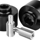 3" Front Leveling Lift Kit Compatible with 1999-2022 Ford F250 F350 Super Duty | 1981-1996 F150 | 2000-2005 Excursion, 3 inch Strut Spring Spacers with 3/4" Stud Extenders (2WD only)