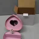 Jewelkeeper Music Jewelry Box for Girls  Unicorn Jewelry Box with Mirror, Twirling Figurine & Soft Flocked Lining  Heart-Shaped Kids Jewelry Box for Valentines Day Gifts