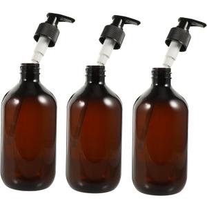 3pcs Bathroom Lotion Bottle Hand Soap Pump Dispenser Pet Shampoo Containers 3pcs Bathroom Lotion Bottle Hand Soap Pump Dispenser Pet Shampoo Containers