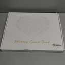 Wedding Guest Book Wedding Set, Love Frame Heart Balloons Love Wood Chip Storage Box, Personalized Memories Ornaments