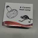 100W Ceramic Heat Emitter, 2 Pack Reptile Heat Bulbs, Ceramic Heat Lamp for Reptiles, Amphibian, Chicken, Dog, Cat, Snake, Chicken