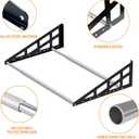 Tire Rack Wall Mount,Heavy Duty Adjustable 31"-56" Tire Storage Rack, Wheel Racks for Garage with Telescopic Rods, Hanging Garage