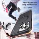 TIANLI Designed for iPhone 11 Case with Magnetic Invisible Ring Stand [Compatible with Mag-Safe] [Military Drop Protection] Shockproof Anti-Slip Scratch Resistant Cover for iPhone 11 6.1 Inch,Black