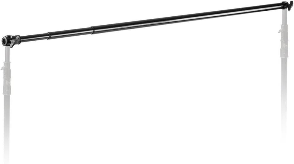 Fotoconic Pro 10 Feet/3M Aluminum Alloy 3 Section Telescopic Background Support Cross Arm Crossbar (Black), One Size