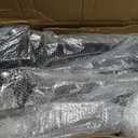 24 inch Fence Post Anchor Ground Spike Heavy Duty Metal Black Powder Coated Fence Stakes Post Base, 4x4 Inch (Inner Size 3.6"x3.6"), Pack of 4