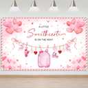 Avezano Valentine's Day Baby Shower Banner A Little Sweetheart is on The Way Banner Valentines Day Baby Shower Decoration Supplies 6x3.6ft