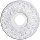 Westinghouse 7702800 15-1/2-Inch Victorian White Finish Ceiling Medallion, 16"