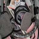 Bayer: 4-in-1 Toy Baby Doll Pram Stroller Cosy Set - Dolls Up to 18" (Pink/Grey) | Baby Dolls | Pretend | Dress up | Accessory