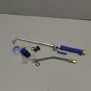 High Pressure Power Washer Wand, Watering Sprayer Cleaning Tool, Upgraded Hydro Jet Water Hose Nozzle with 2 Different Nozzles, Quick Connect Flexible Wand Lance for Gutter Patio Car Pet Window-blue