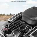 Stealth Luggage Rack fits for Harley Touring Luggage Rack Black Compatible with Harley Davidson Street Glide Road Glide Road King Electra Glide Ultra Limited 2009-Later
