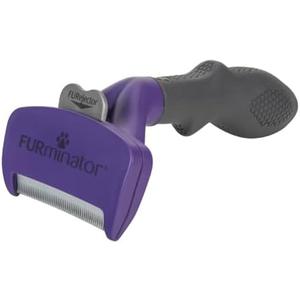 FURminator deShedding Tool For Medium/Large Cats, Short Hair, Removes Loose Hair From Shedding